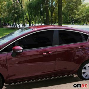 Ford Fiesta Window Trim - Upper - Omac - S.Steel - Gloss Silver - 2011-2019